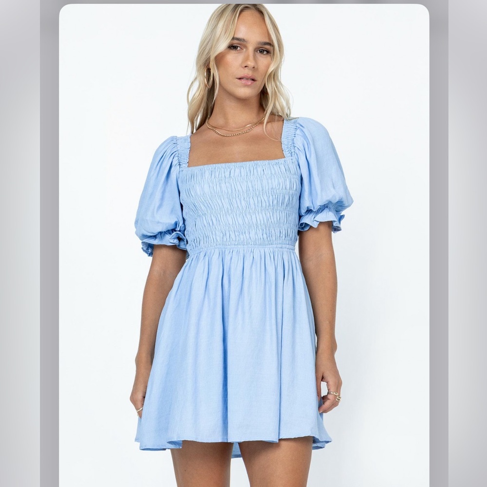 Princess Polly blue mini dress